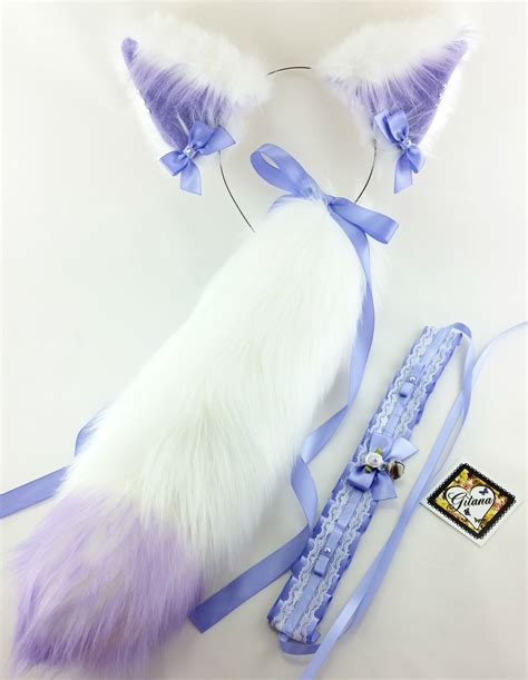 cat tail and ears halloween|halloween cat ears tail set.